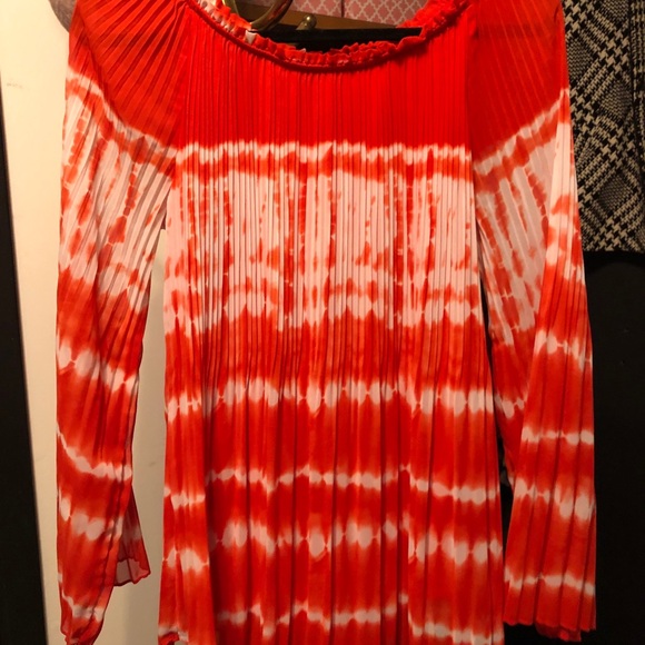 BNWOT  Women’s Nygard Tie Die Pleated Tunic - Picture 12 of 12